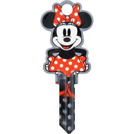 Hillman HILLMAN Disney Minnie Mouse House/Padlock Universal Key Blank SC1 Double, PK5 88796
